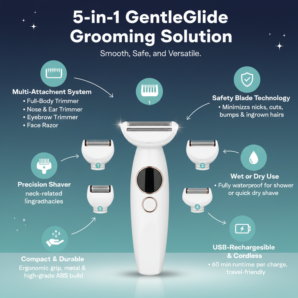 Glidely™ All-In-One Essential Razor