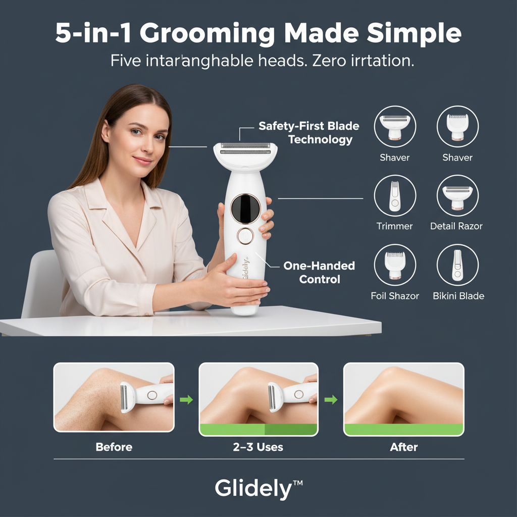 Glidely™ All-In-One Essential Razor